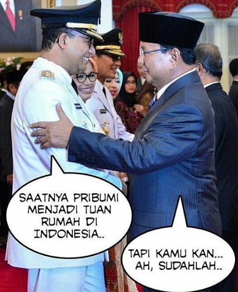 Beredar 10 meme 'pribumi' yang sindirannya lucu-lucu gimana gitu