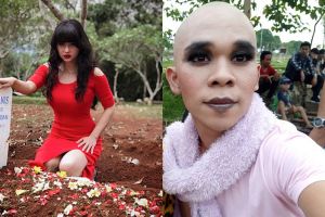 10 Gaya Dewi Perssik & Rama Purba saat syuting Si Manis Jembatan Ancol