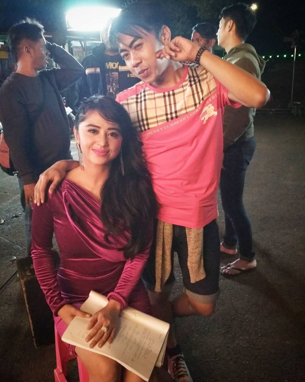 10 Gaya Dewi Perssik & Rama Purba saat syuting Si Manis Jembatan Ancol