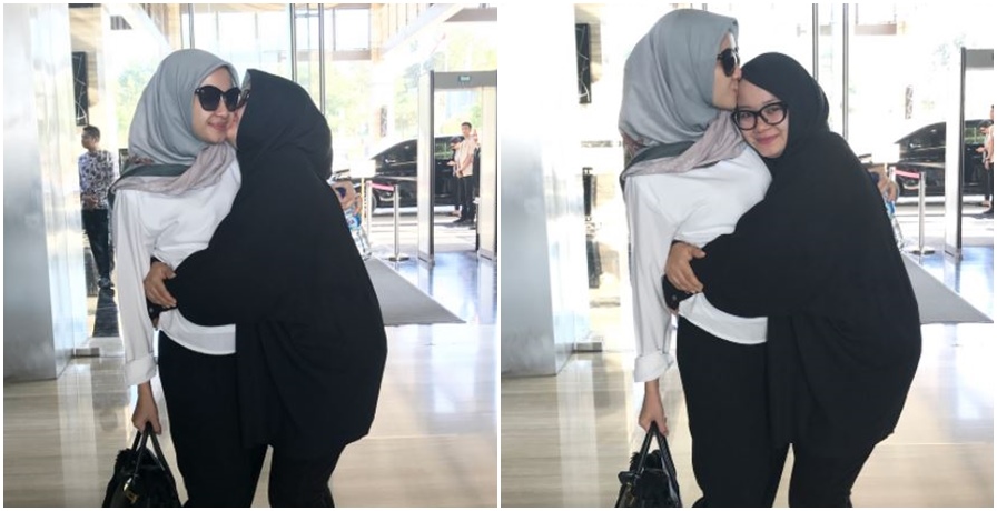 Pindah ke Malaysia, ini 10 momen haru pamitan Laudya dengan ayahnya