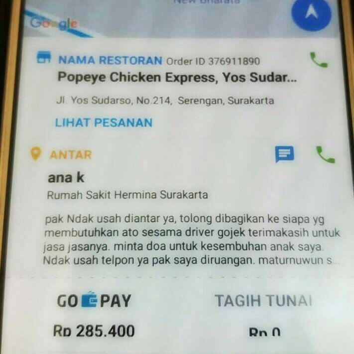 10 Balas budi penumpang ke driver ojol, ada yang ditraktir Rp 380 ribu