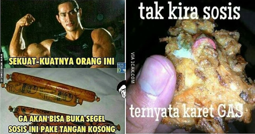 10 Meme sosis ini lucunya bikin tergelak lepas