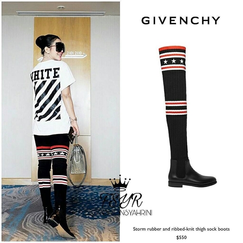 10 Sepatu boots milik Syahrini, ada yang senilai satu unit mobil