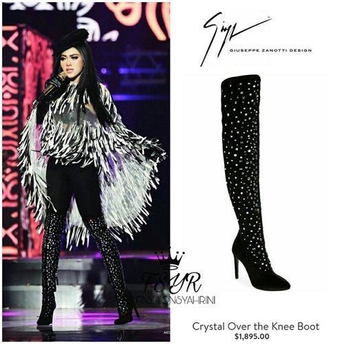 10 Sepatu boots milik Syahrini, ada yang senilai satu unit mobil