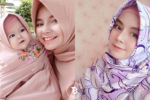 10 Gaya Desy Herlinawati, ibu bayi 1 tahun yang hits dengan hijabnya
