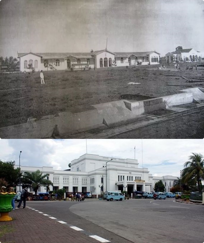 10 Beda stasiun kereta Indonesia dulu dan kini, pertahankan ciri khas