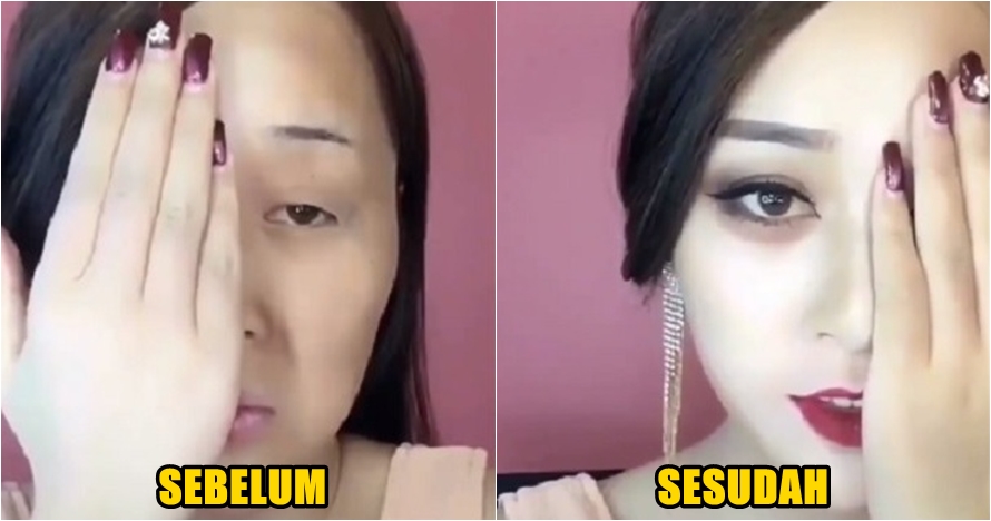 Hasil makeup cewek-cewek ini bikin melongo, siap-siap kaget deh