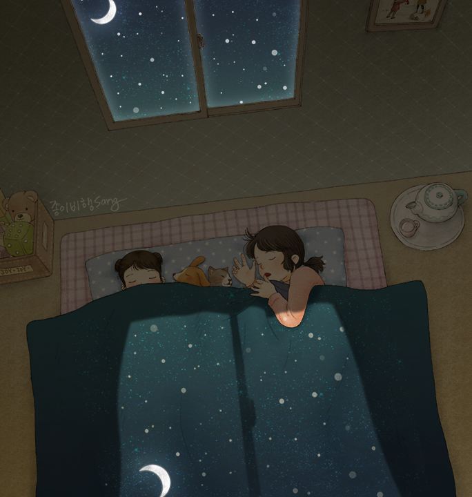 15 Karya ilustrasi ini bikin rindu masa kecil bersama kakak