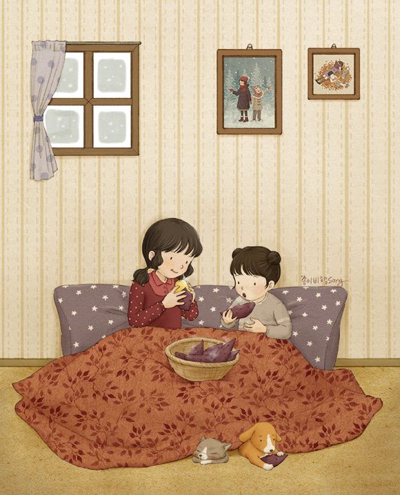 15 Karya ilustrasi ini bikin rindu masa kecil bersama kakak