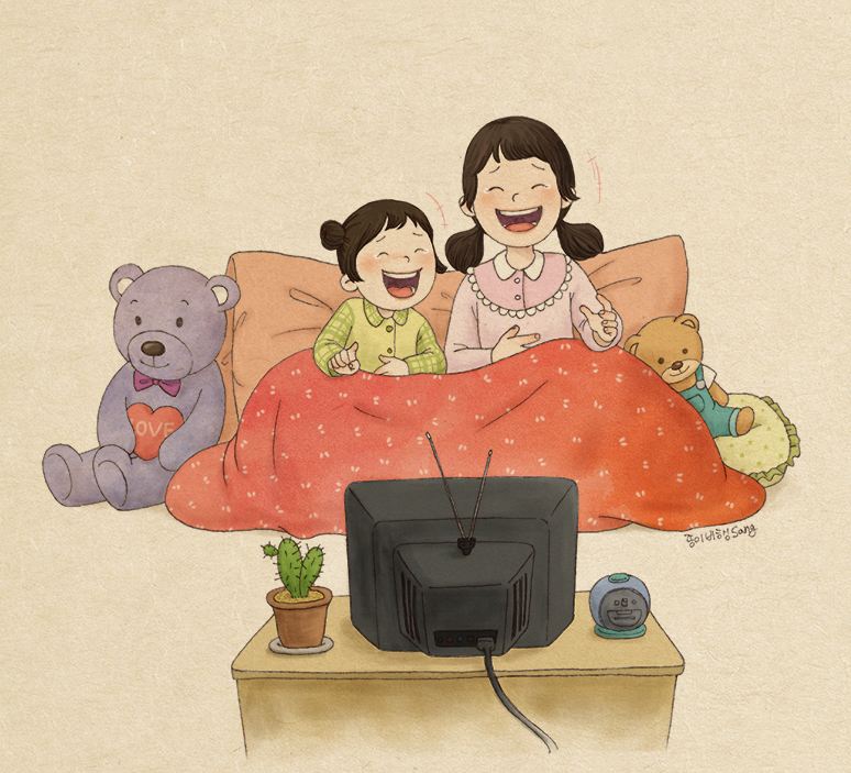 15 Karya ilustrasi ini bikin rindu masa kecil bersama kakak