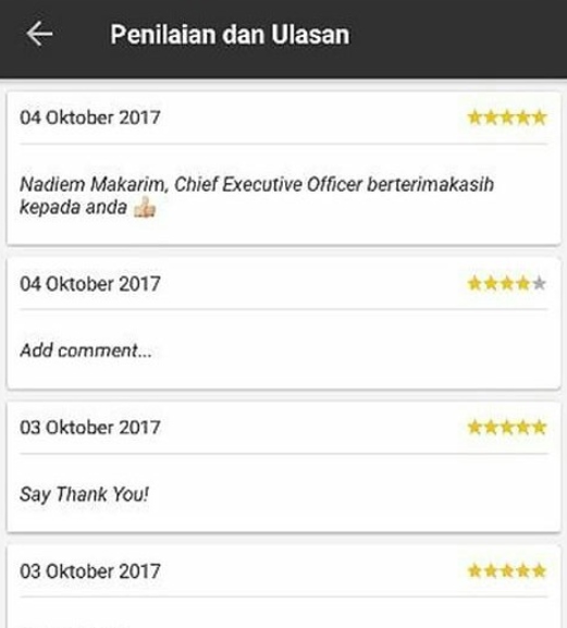 15 Penilaian pelanggan untuk driver ojol ini aneh-aneh aja