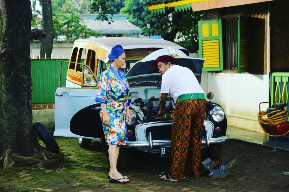 7 Gaya Rano Karno di balik syuting remake Si Doel Anak Sekolahan