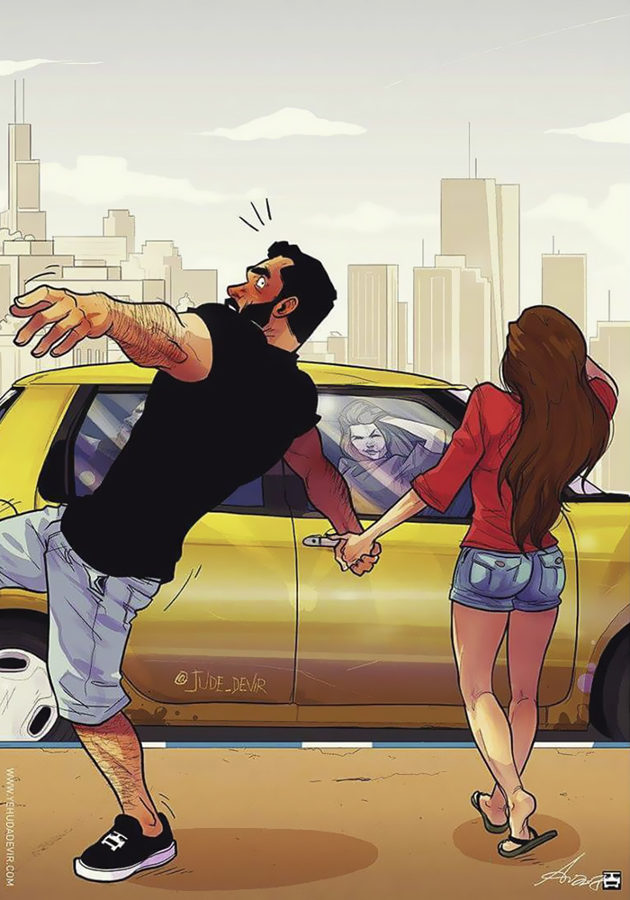 Suami curhat keseharian bareng istri pakai ilustrasi, ini 15 kisahnya