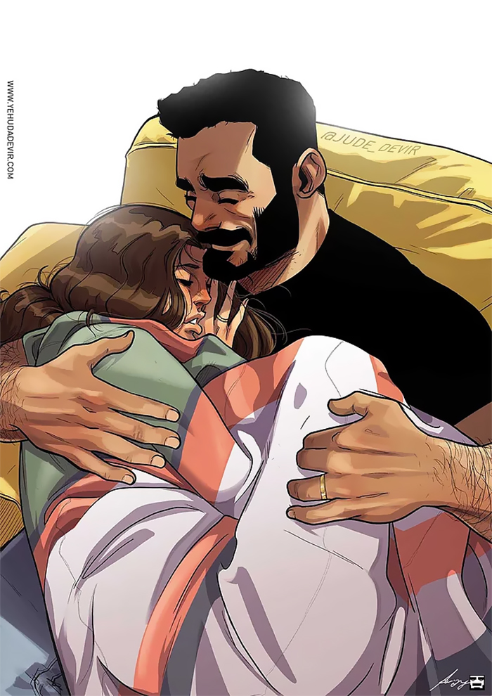 Suami curhat keseharian bareng istri pakai ilustrasi, ini 15 kisahnya