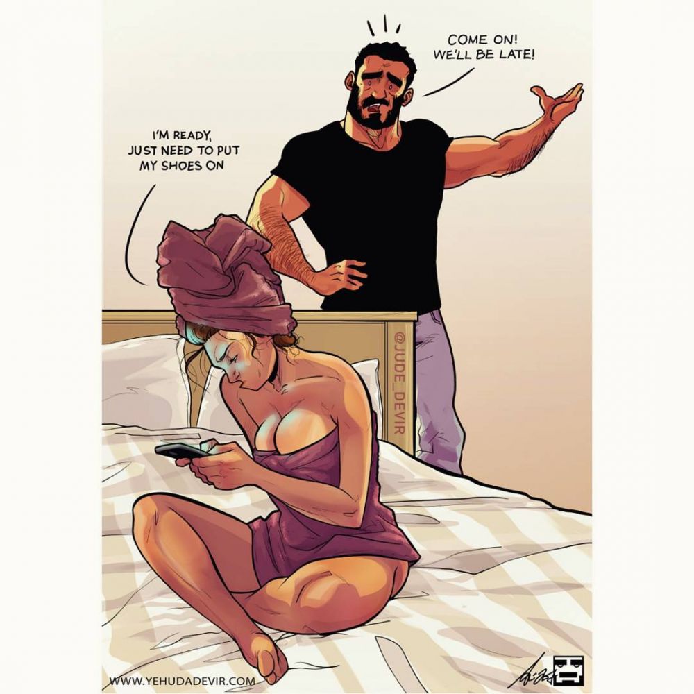 Suami curhat keseharian bareng istri pakai ilustrasi, ini 15 kisahnya