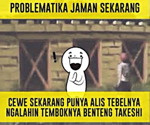 10 Meme alis tebal ini lucunya mengocok perut