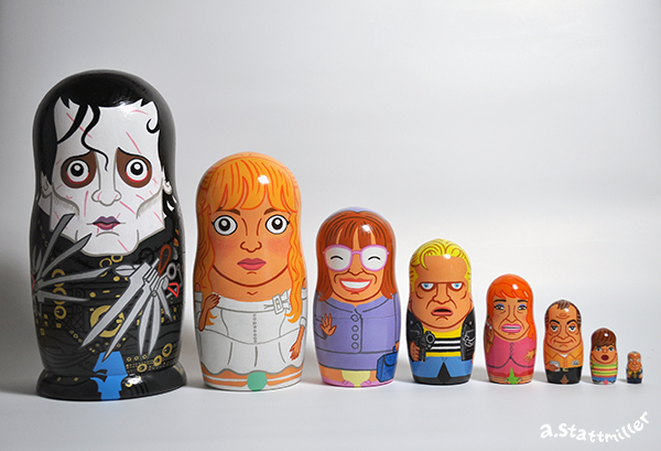 Begini jadinya jika karakter di 7 film superhero dibikin boneka daruma