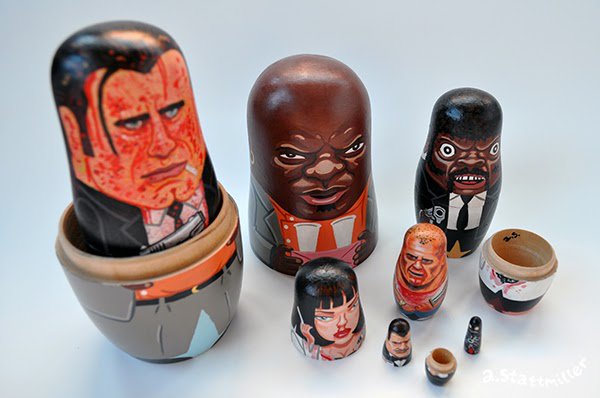 Begini jadinya jika karakter di 7 film superhero dibikin boneka daruma