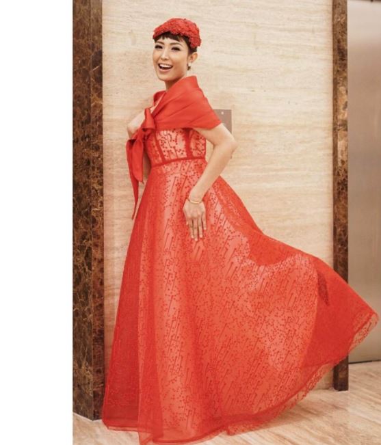 Gaya 6 seleb Tanah Air dalam balutan gaun merah, anggunnya maksimal