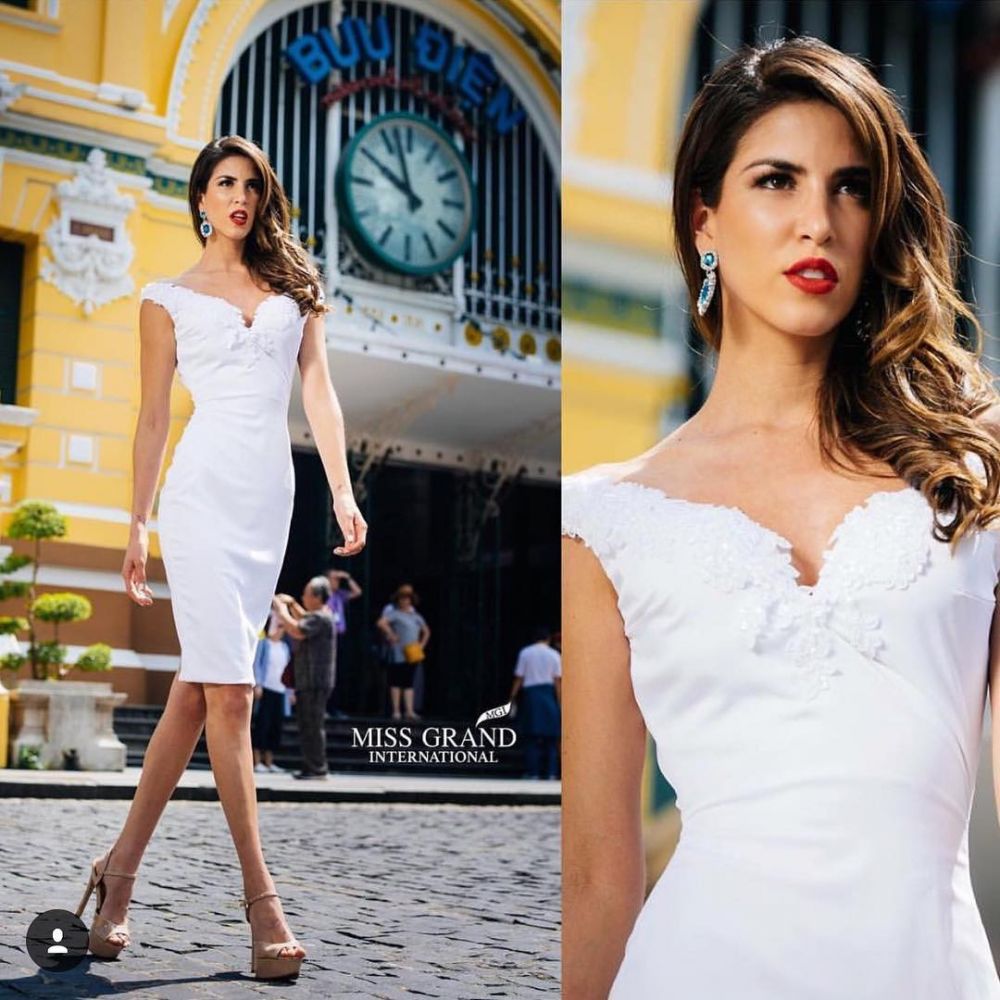 10 Gaya cantik Maria Jose Lora, pemenang Miss Grand International 2017