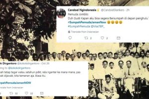 Cuitan 'Sumpah Pemuda' generasi zaman sekarang, kocaknya bukan main