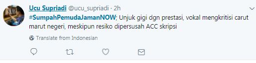 Cuitan 'Sumpah Pemuda' generasi zaman sekarang, kocaknya bukan main