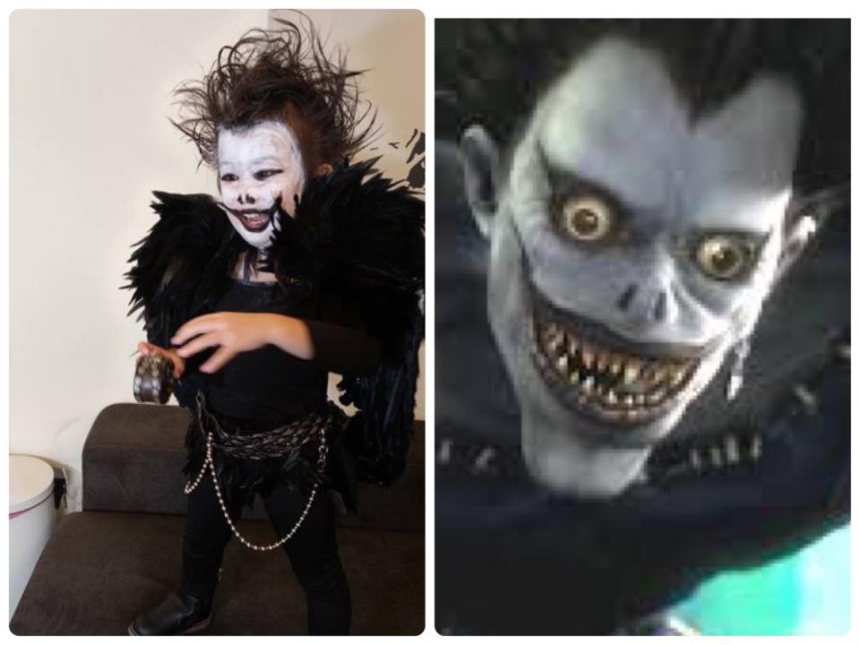 Ingat bocah imut berkostum No Face? Dandanannya kali ini makin seram