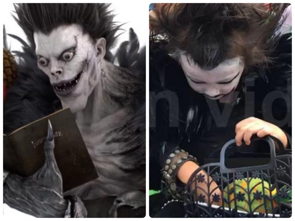 Ingat bocah imut berkostum No Face? Dandanannya kali ini makin seram