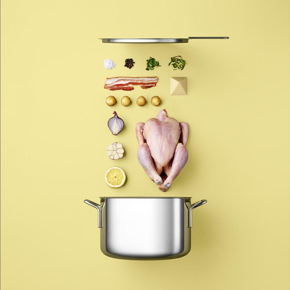 10 Foto ini ilustrasikan resep makanan, tunjukkan memasak itu mudah