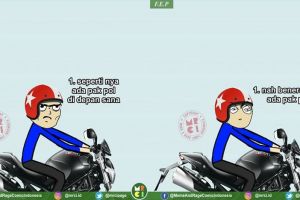 Komik 'Ada Pak Pol' ini endingnya bikin pengen jitak kepala sendiri
