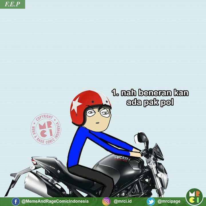 Komik 'Ada Pak Pol' ini endingnya bikin pengen jitak kepala sendiri