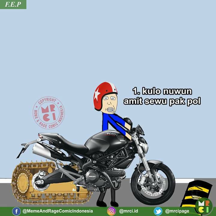 Komik 'Ada Pak Pol' ini endingnya bikin pengen jitak kepala sendiri