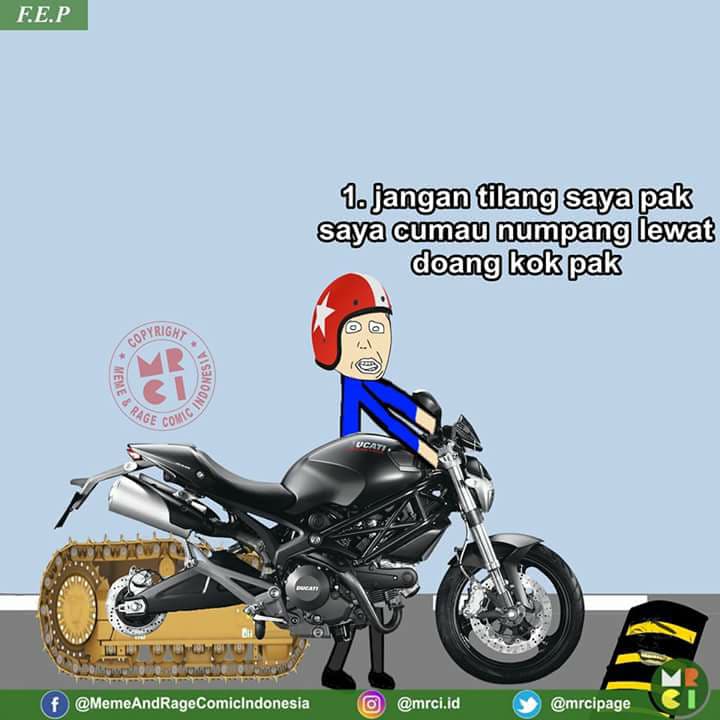 Komik 'Ada Pak Pol' ini endingnya bikin pengen jitak kepala sendiri