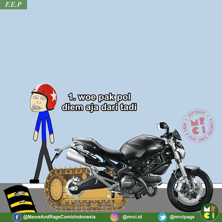 Komik 'Ada Pak Pol' ini endingnya bikin pengen jitak kepala sendiri