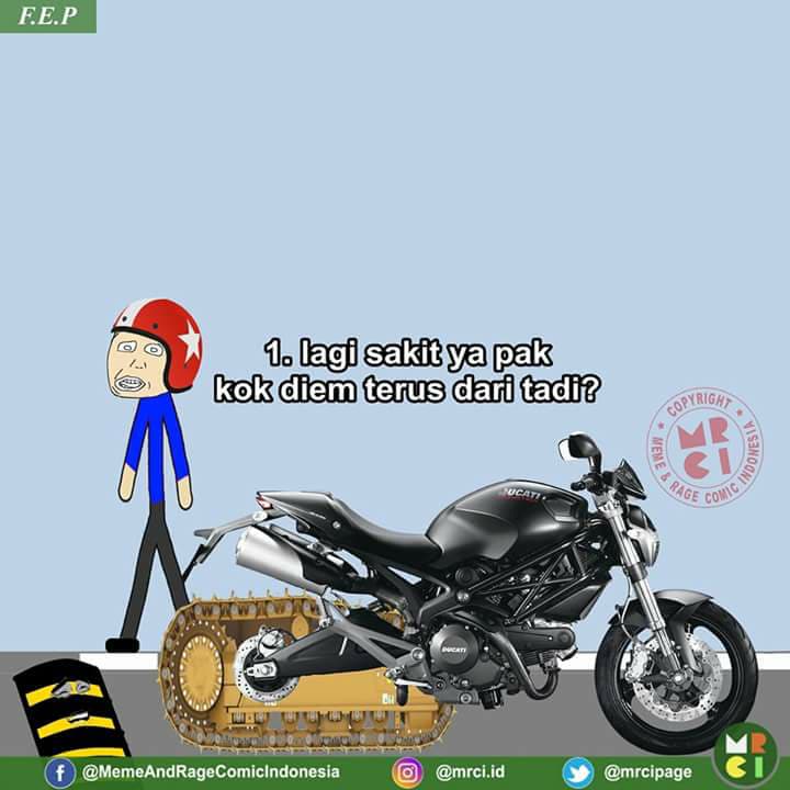 Komik 'Ada Pak Pol' ini endingnya bikin pengen jitak kepala sendiri