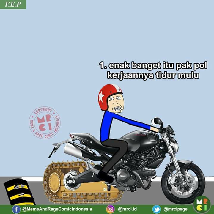 Komik 'Ada Pak Pol' ini endingnya bikin pengen jitak kepala sendiri