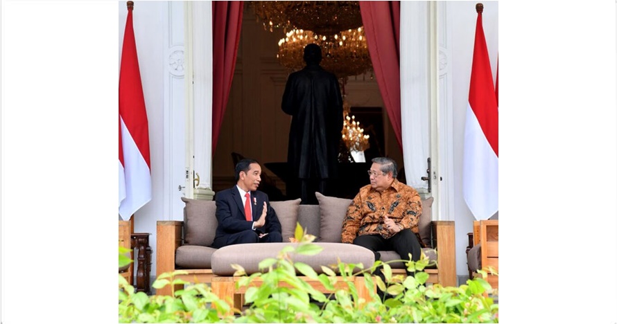 Difasilitasi oleh AHY, begini isi pertemuan Jokowi-SBY