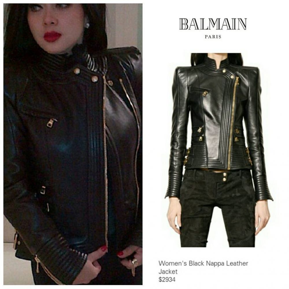 8 Jaket kulit milik Syahrini, tampak biasa tapi ada yang Rp 70 jutaan