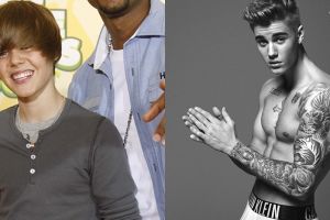 Transformasi penampilan Justin Bieber, dari kerempeng hingga kekar