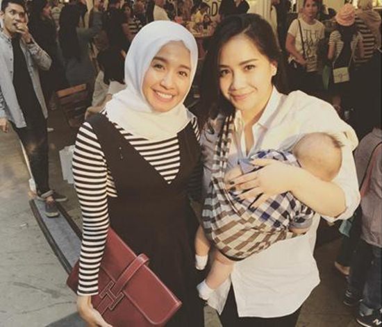 Momen akrab Nagita Slavina dengan 3 mantan Raffi Ahmad, adem banget