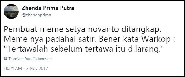 8 Komentar warganet soal Setnov pidanakan penyebar meme ini makjleb