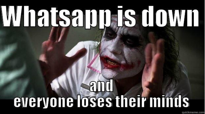 10 Meme 'gara-gara WhatsApp down' ini kocaknya bikin ngakak