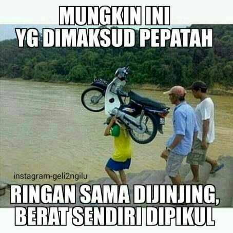 12 Meme pepatah garing ini bikin geleng-geleng nggak ngerti