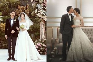 5 Seleb Tanah Air ini anggun pakai gaun putih modern saat menikah