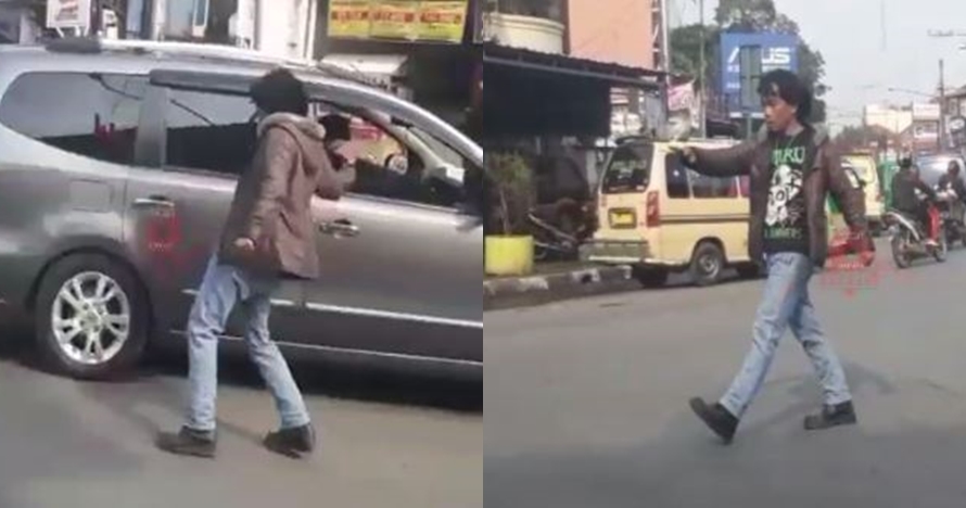 Pria dijuluki Mick Jagger atur lalu lintas di Bandung menjadi viral
