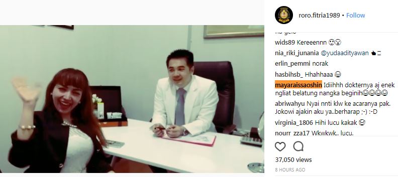 Disebut centil saat persiapan nikahan Kahiyang, ini reaksi Roro Fitria