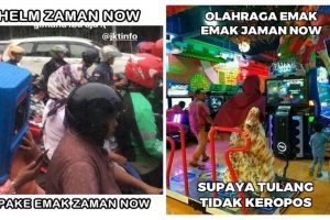 8 Meme kelakuan 'emak zaman now' ini kocaknya bikin pengen salto