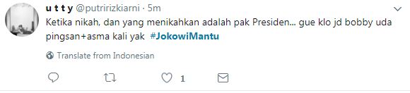 10 Cuitan warganet di pernikahan Kahiyang-Bobby ini bikin ketawa riang