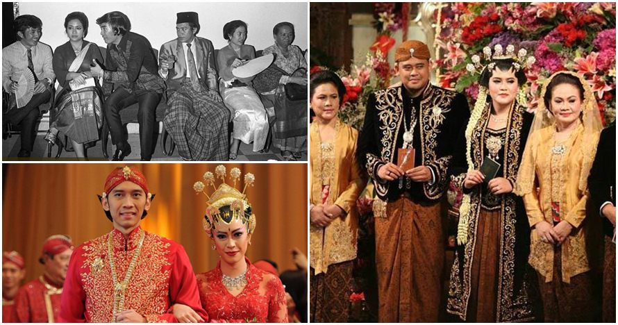 11 Potret sakral pernikahan anak presiden dari Soekarno hingga Jokowi