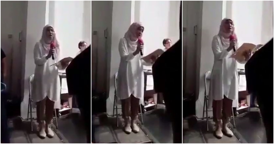 Viral wanita berhijab nyanyikan lagu di gereja, alasannya tak terduga
